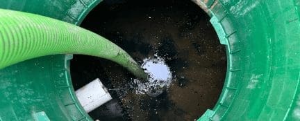 Septic system pump