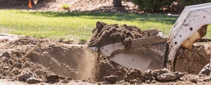 Excavating Patios, Concrete, or Paver