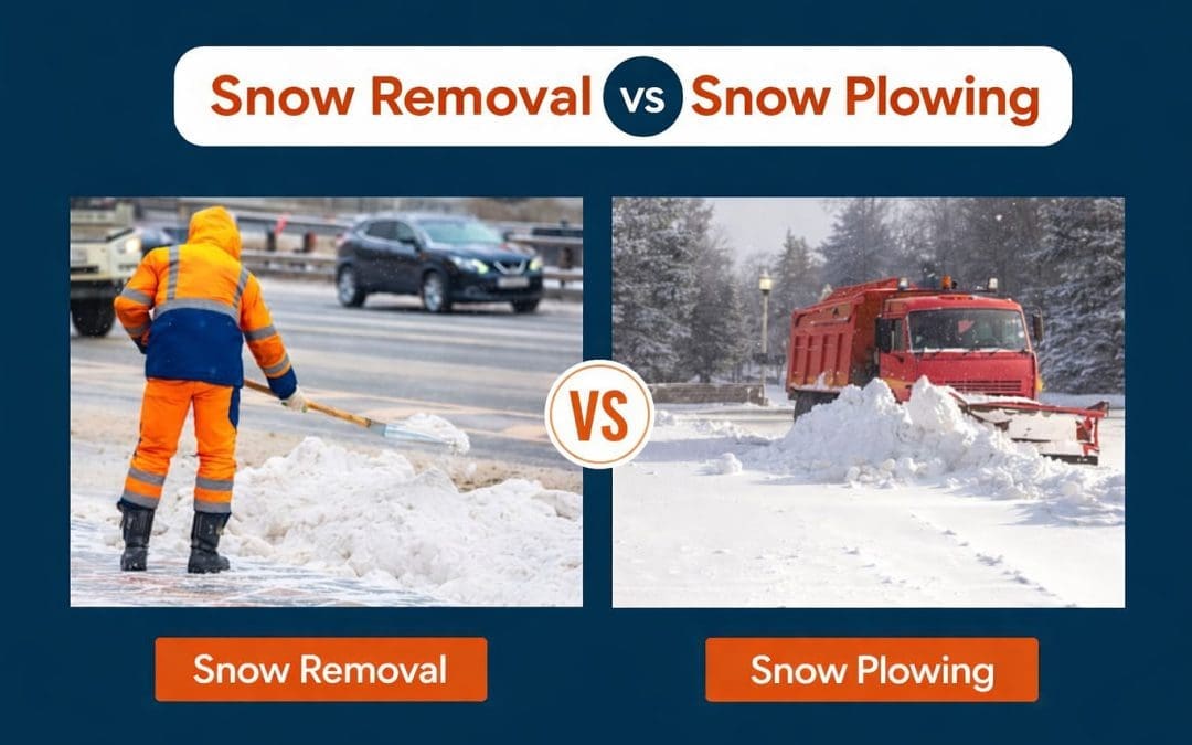 Snow Plowing vs. Snow Removal: What’s the Difference?